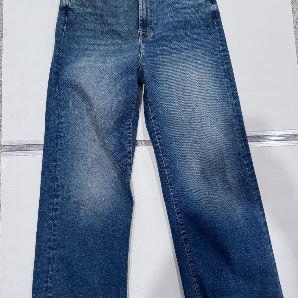 7 For All Mankind Cropped Alexa Raw Hem Jeans - Size 27 - Picture 9 of 10